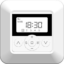TRANSMISOR DE PARED DE 1 CANALES CON TIMER